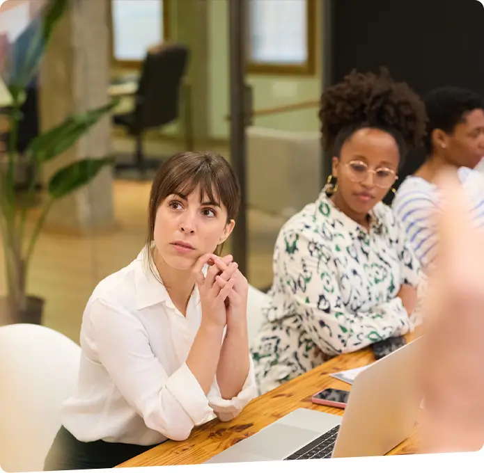 An office meeting